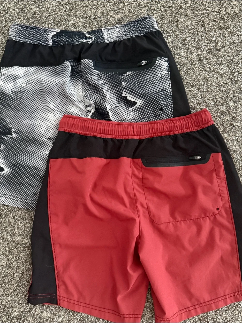 Boys Old Navy Athletic Shorts with Black Side Panel (2)